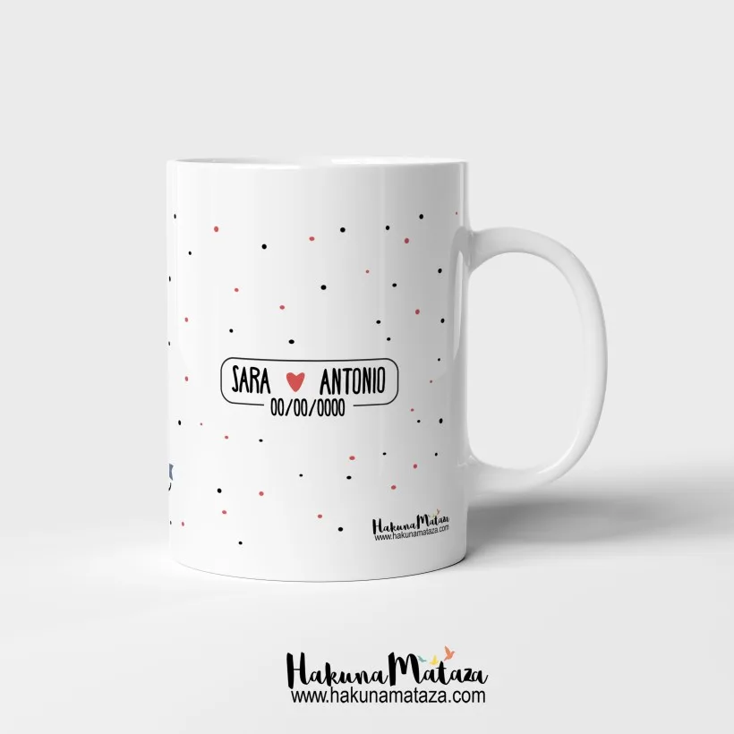 Taza personalizada - Hoy quiero darte las gracias Papá | Hakuna Mataza 2
