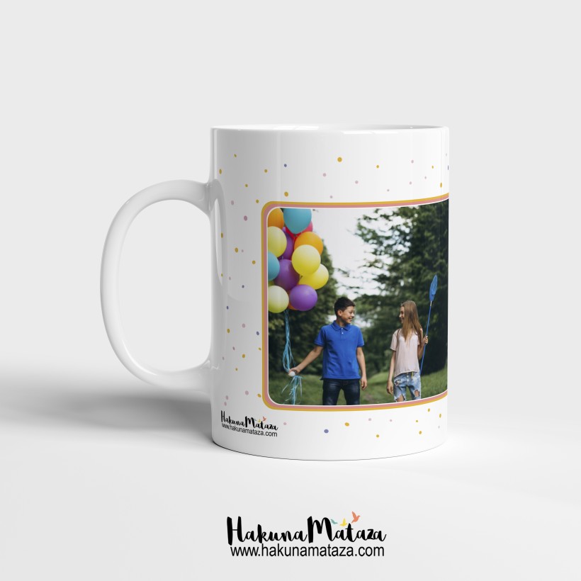 Taza personalizada con foto - Gracias Hermano