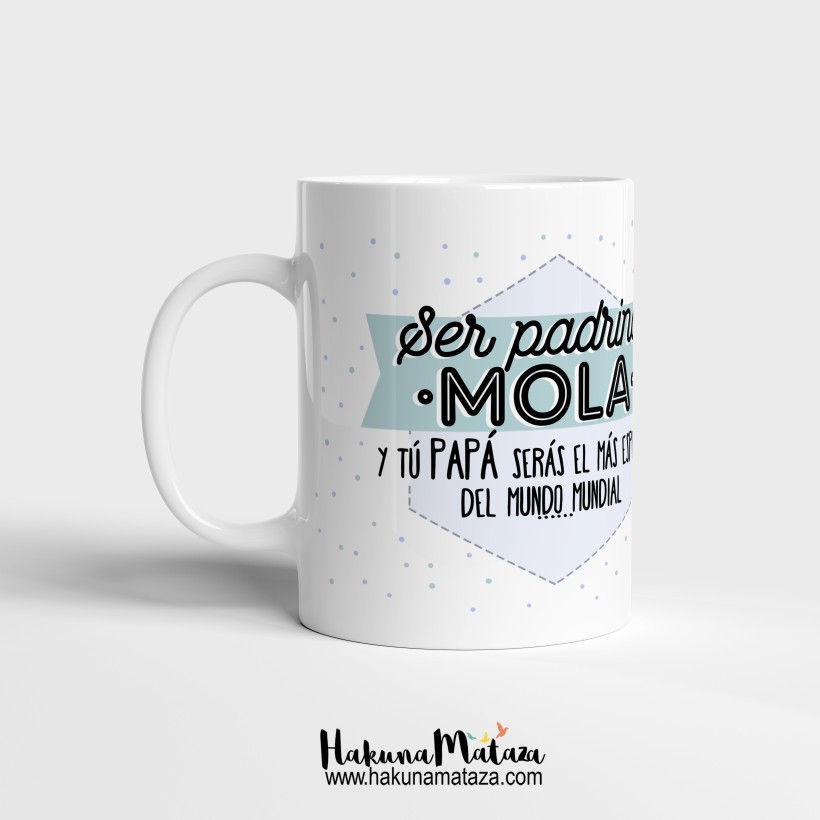 Taza personalizada - Ser padrino mola