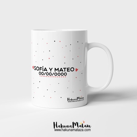 Taza personalizada - Estuvo en la boda más molona del año y del milenio