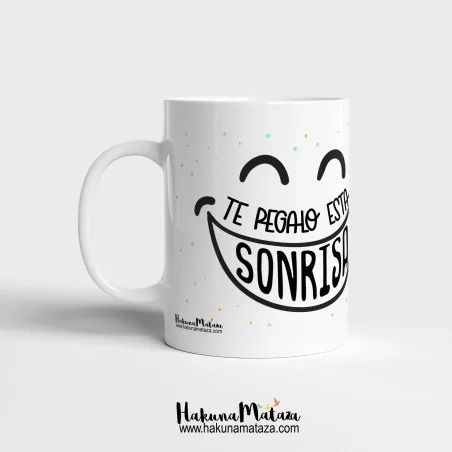 Taza personalizada - Te regalo esta sonrisa | Hakuna Mataza