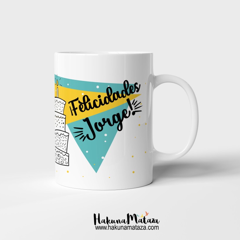 Taza - Buen día para cumplir años - Amarilla 2