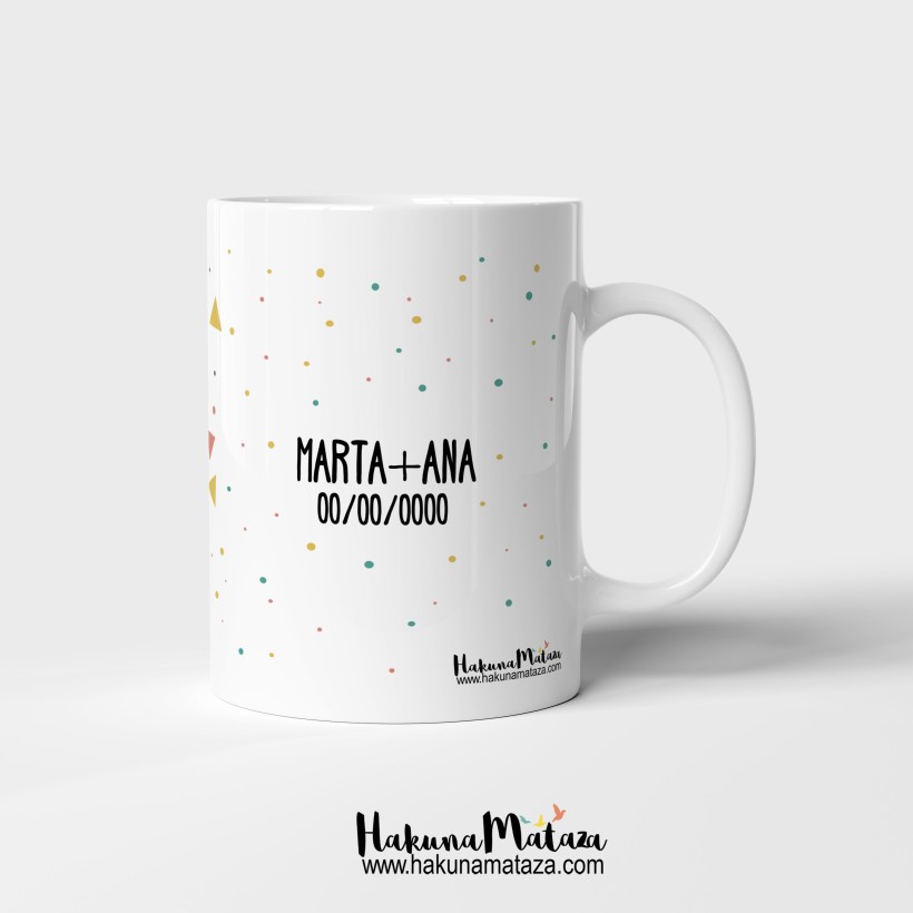 Taza personalizada - Que todo lo bueno te siga Taza personalizada - Que todo lo bueno te siga