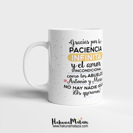 Taza personalizada - Como los abuelos no hay nadie igual