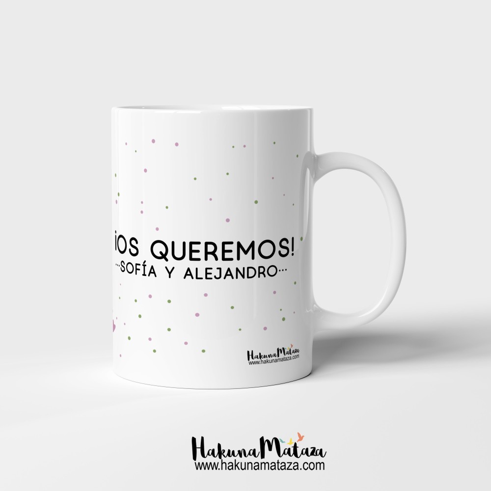 Taza personalizada - Los abuelos que dejan huella