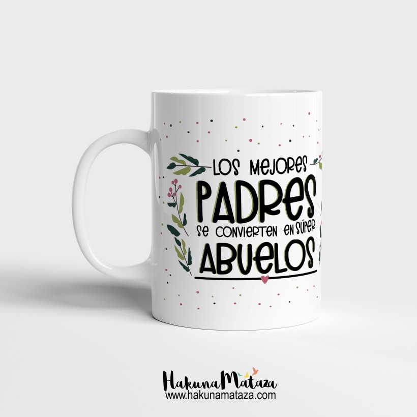Taza - Los mejores padres se convierten en súper abuelos