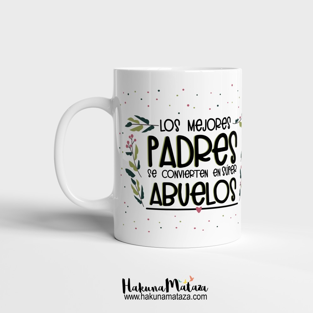 Taza - Los mejores padres se convierten en súper abuelos