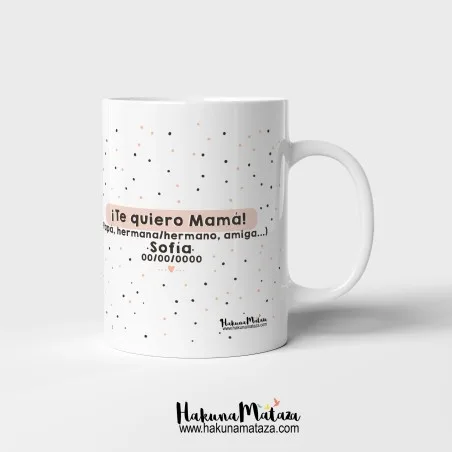 Taza personalizada - Gracias por estar siempre · detalle