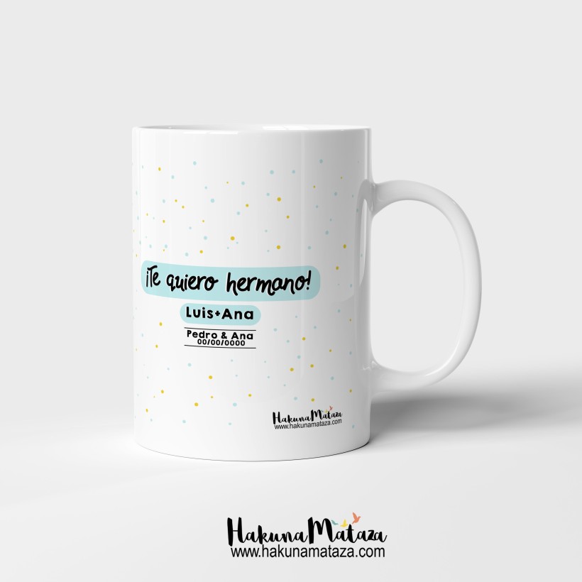 Taza personalizada - Hermanos: mezcla perfecta
