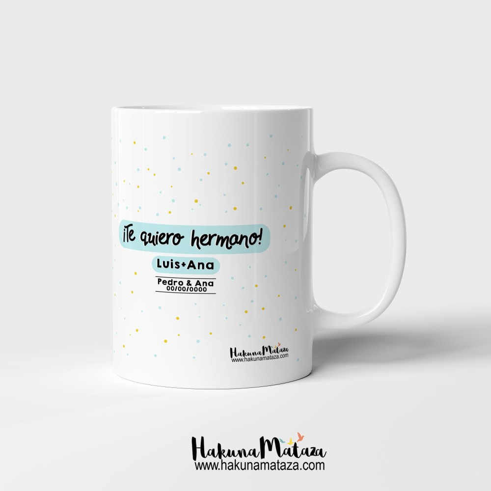 Taza personalizada - Hermanos: mezcla perfecta