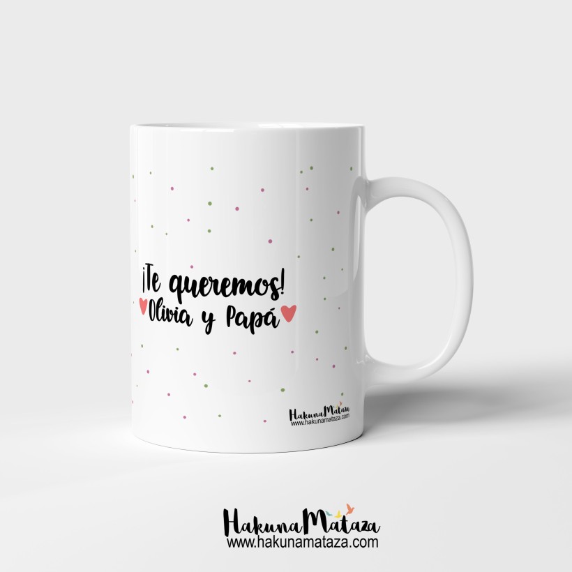 Taza personalizada - Feliz primer día del/a padre/madre Taza personalizada - Feliz primer día del/a padre/madre