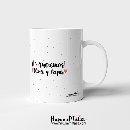 Taza personalizada - Feliz primer día del/a padre/madre