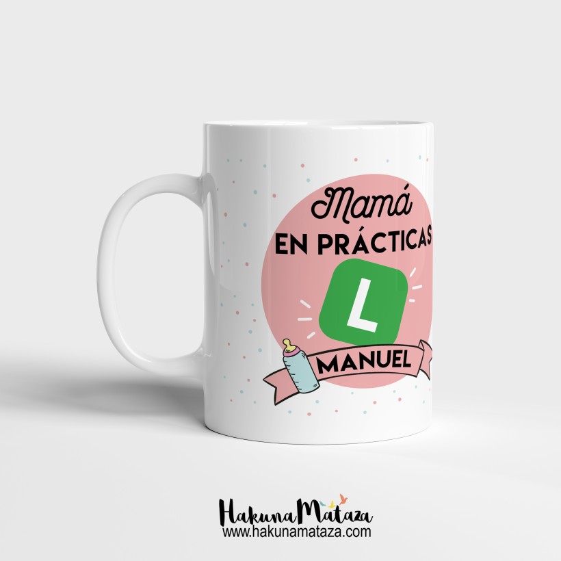 Taza personalizada - Mamá/Abuela en prácticas