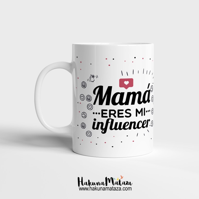 Taza personalizada - Mamá / Hermana... eres mi influencer