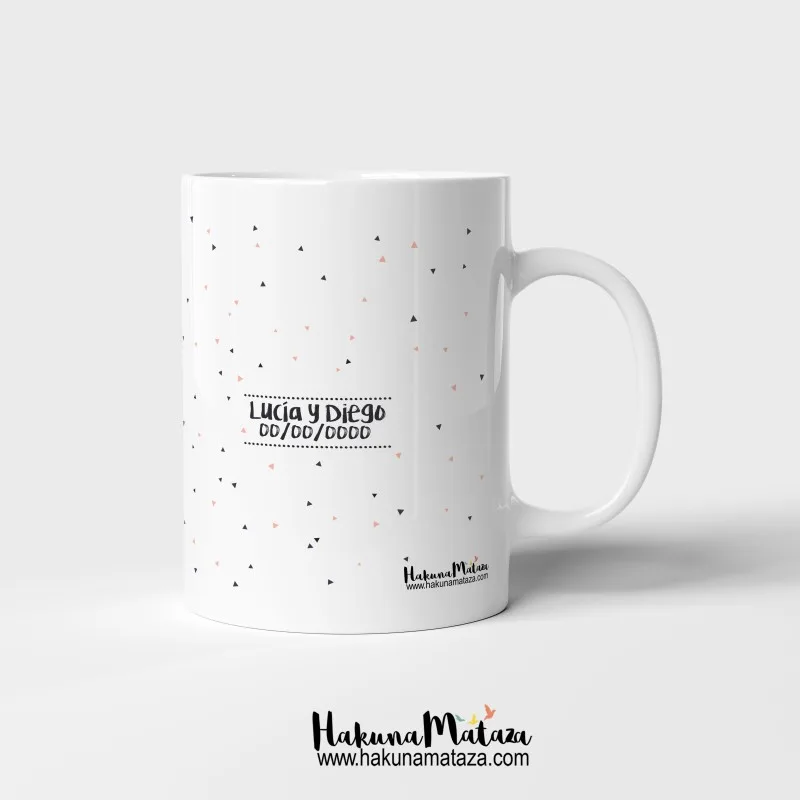 Taza personalizada - Cree en ti y triunfarás · detalle