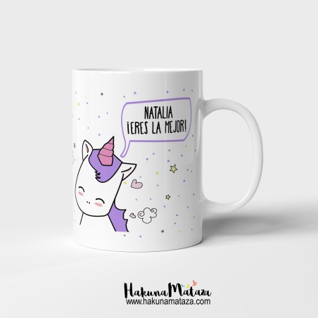 Taza personalizada - Los unicornios creen en ti