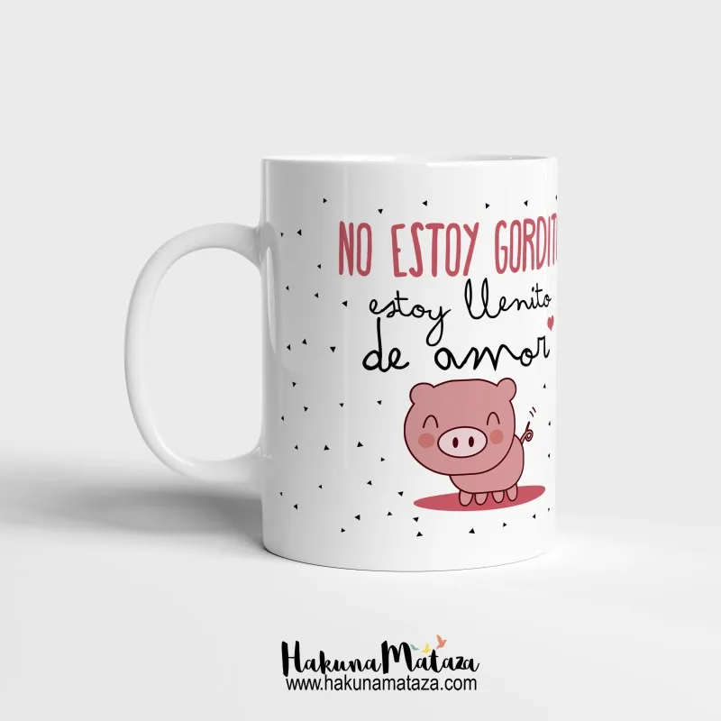 Taza personalizada - Llenito de amor | Hakuna Mataza