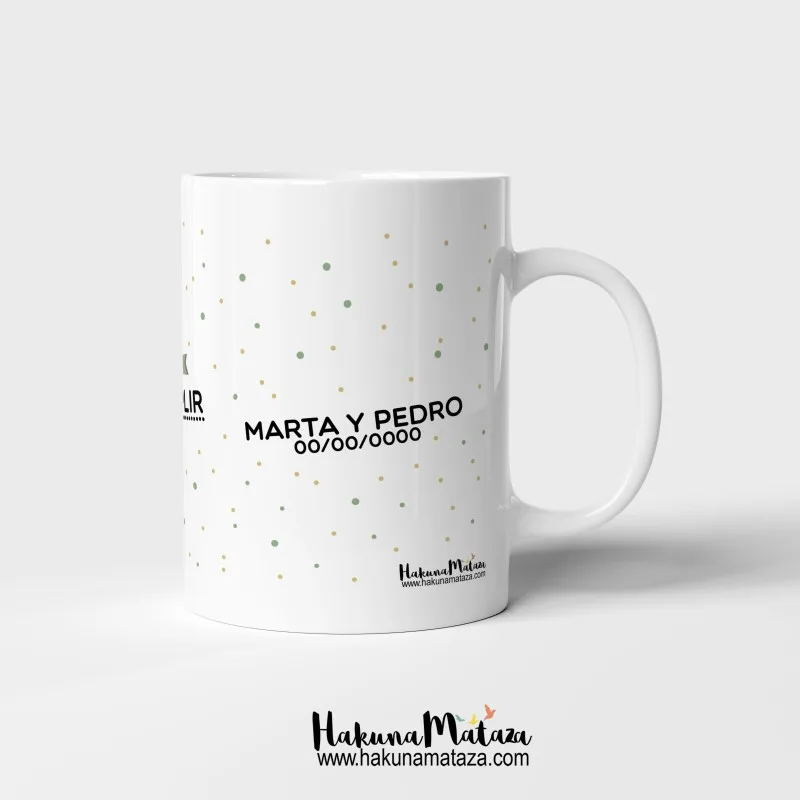 Taza personalizada - Hoy es un buen día · detalle