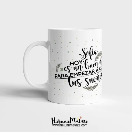Taza personalizada - Hoy es un buen día | Hakuna Mataza