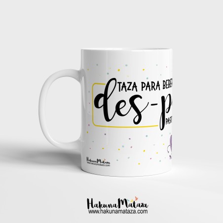 Taza personalizada - Des-pa-cito