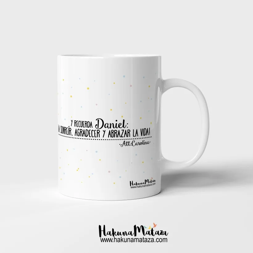 Taza personalizada - Cree en ti (y sonríe) | Hakuna Mataza 2