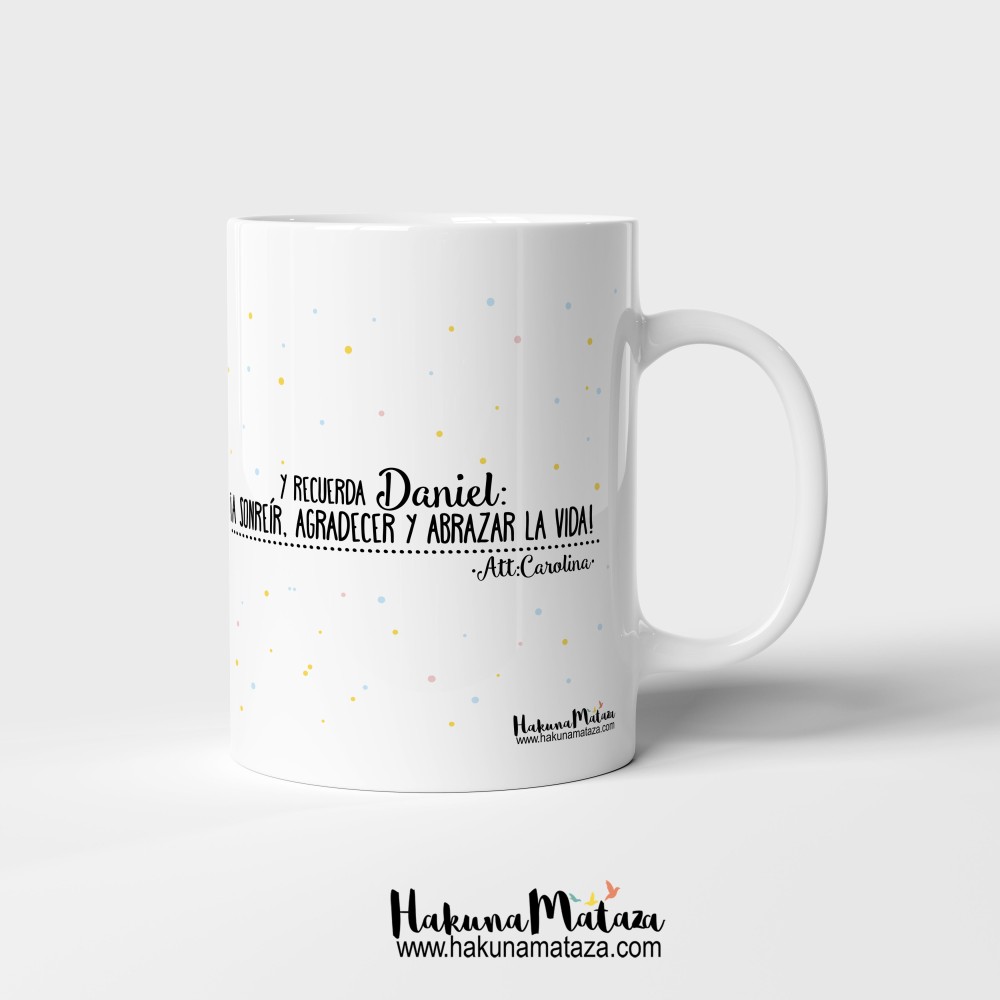 Taza personalizada - Cree en ti (y sonríe)