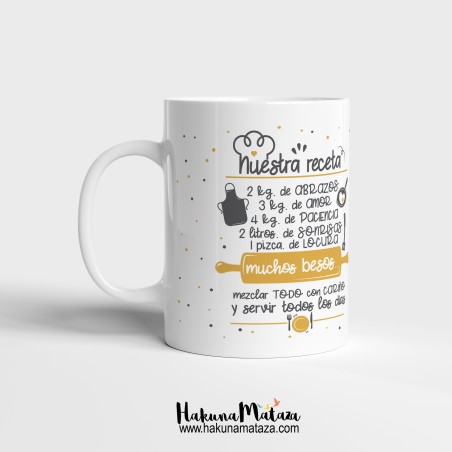 Taza personalizada - Nuestra receta Taza personalizada - Nuestra receta