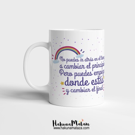 Taza personalizada - Cambia el final de tu historia