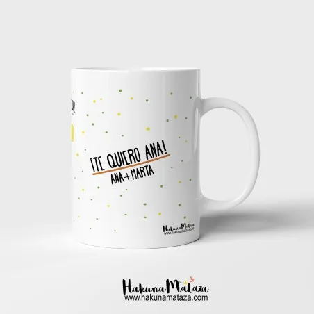 Taza personalizada - Por todo lo bueno que esta por venir · detalle