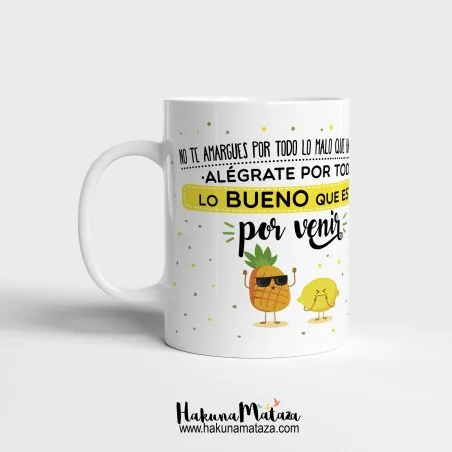 Taza personalizada - Por todo lo bueno que esta por venir | Hakuna Mataza