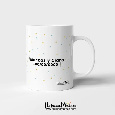 Taza personalizada - Papá eres un pesado pero ¡te queremos igual! · ejemplo de personalización