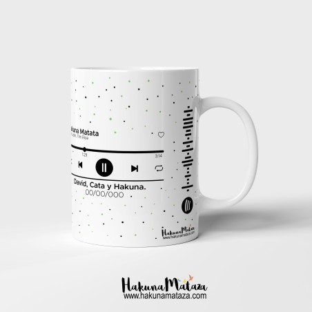 Taza con foto - Regala una canción