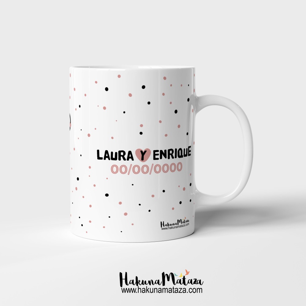 Taza personalizada - Ayer novio hoy marido