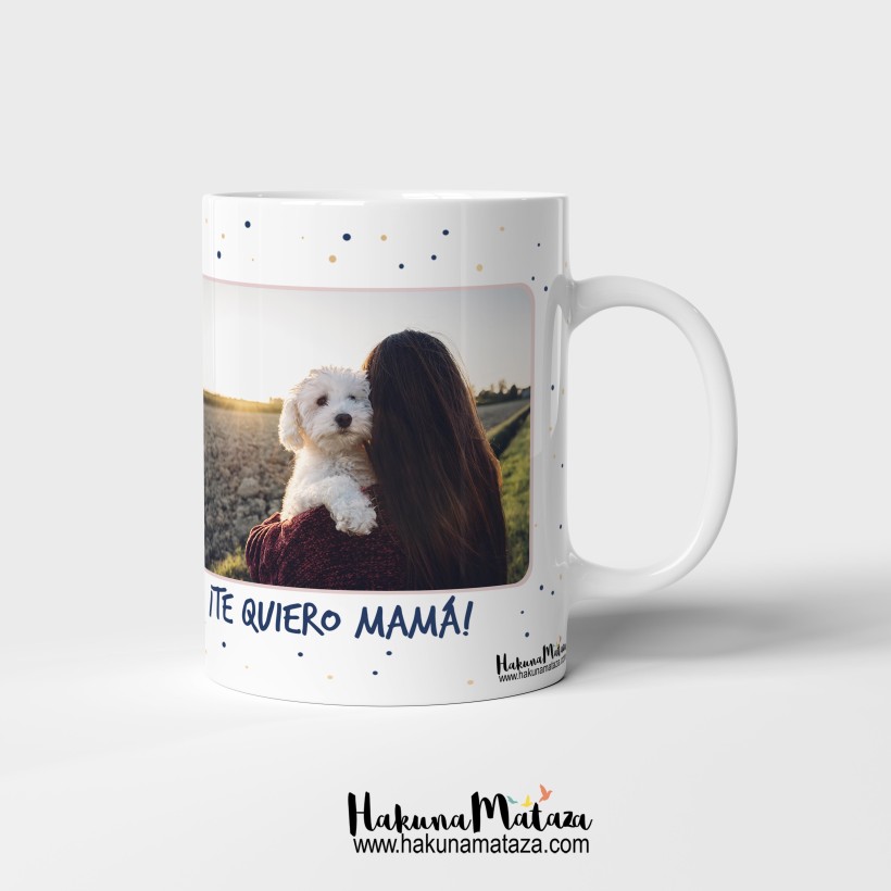 Taza personalizada con foto - De tu hijo/a de 4 patas