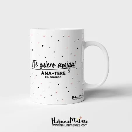 Taza personalizada - Reír juntas reinicia la vida · detalle