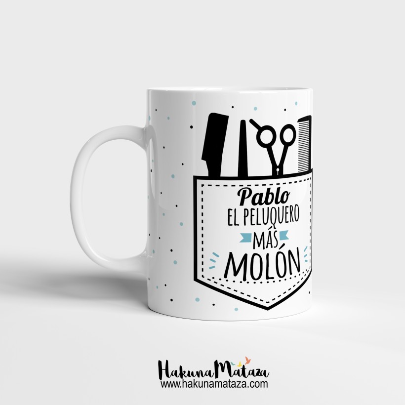 Taza - Peluquero molón