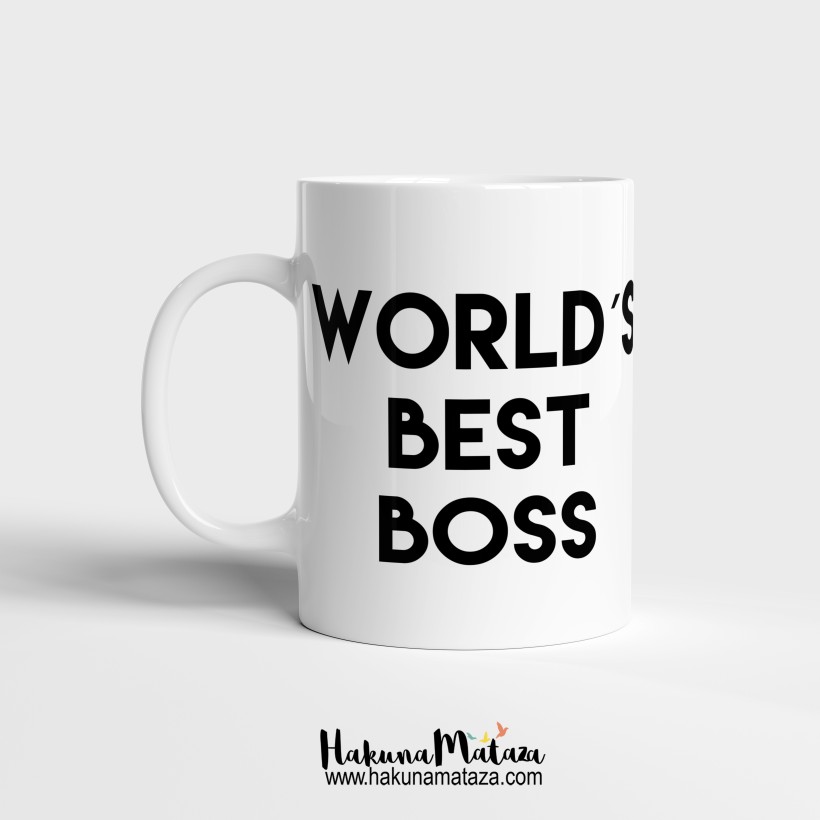 Taza personalizada - World's best boss