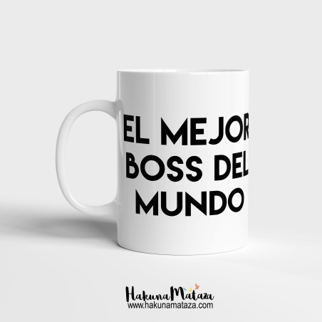 Taza personalizada - El mejor boss del mundo
