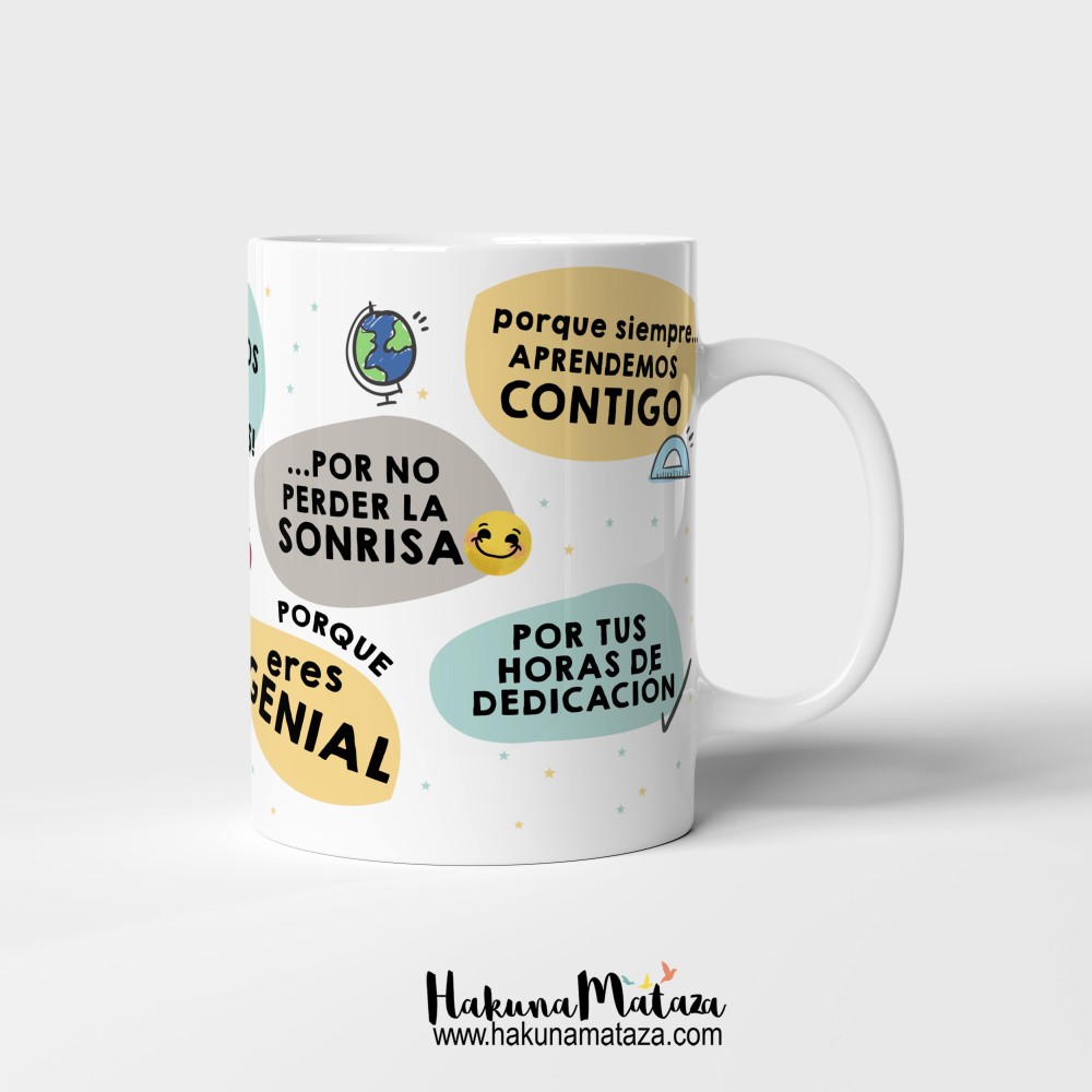 Taza personalizada - Gracias, profe