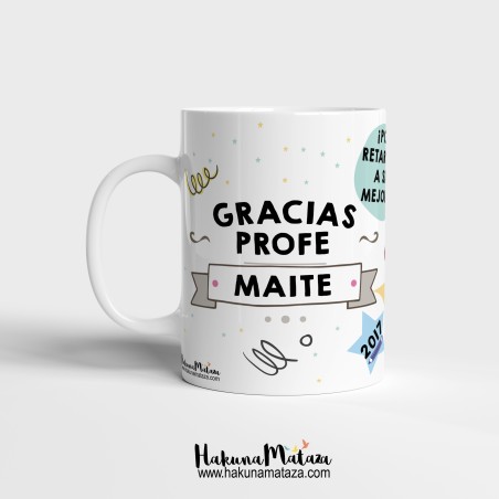 Taza personalizada - Gracias, profe Taza personalizada - Gracias, profe
