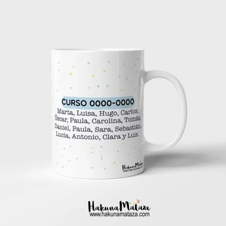 Taza personalizada - Profesor, gracias por todo · ejemplo de personalización