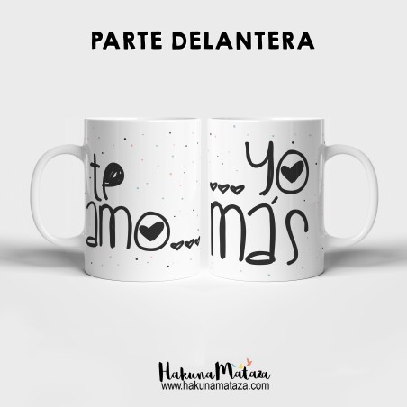 Pack de tazas personalizadas - Te amo...Yo más Pack de tazas personalizadas - Te amo...Yo más