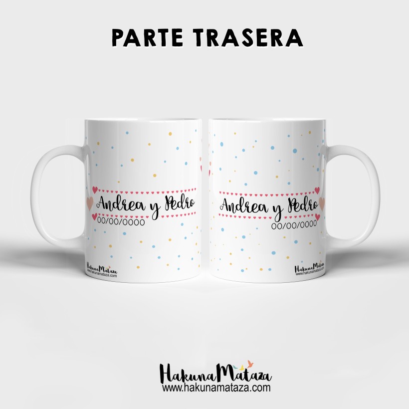 Pack de tazas personalizadas - Te quiero mucho como la trucha al trucho Pack de tazas personalizadas - Te quiero mucho como la trucha al trucho