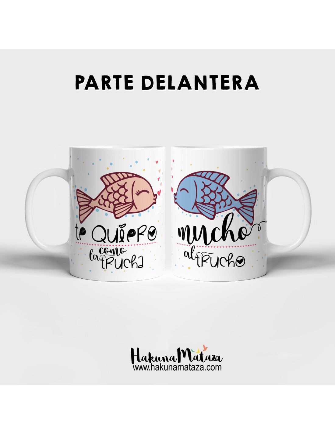 Taza Personalizada Te quiero con foto y nombres - La Vida Es Algo Más