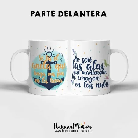 Pack de tazas personalizadas - Sé tú el ancla | Hakuna Mataza