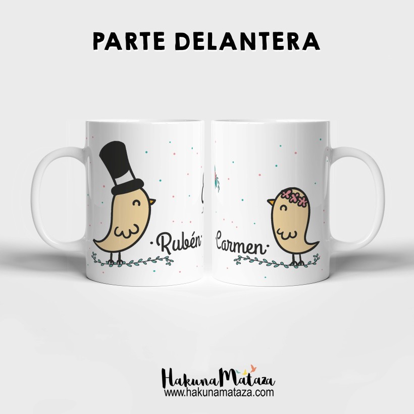 Pack de tazas personalizadas - Juntos es mejor y casados ni te cuento