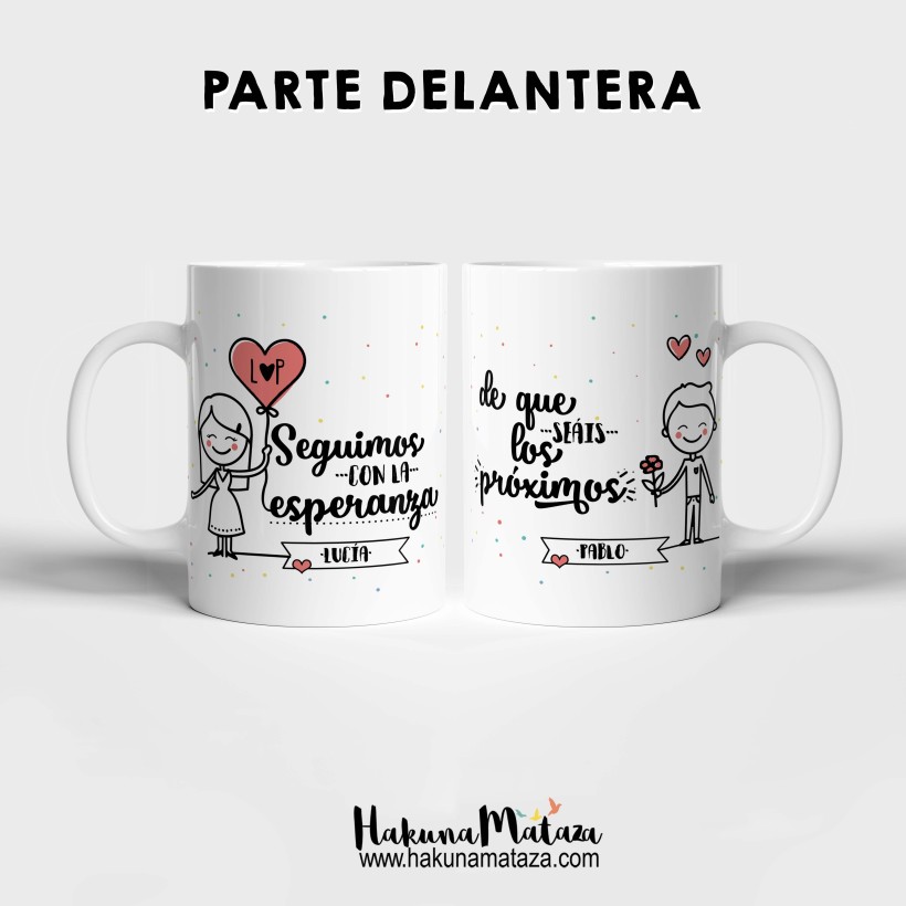 Pack de tazas personalizadas - Que seáis los próximos
