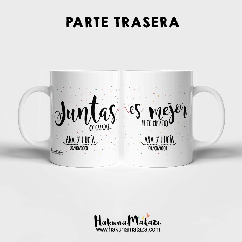 Pack tazas personalizadas - Juntas es mejor