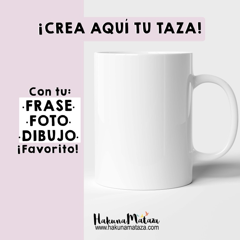 Taza 100% personalizada
