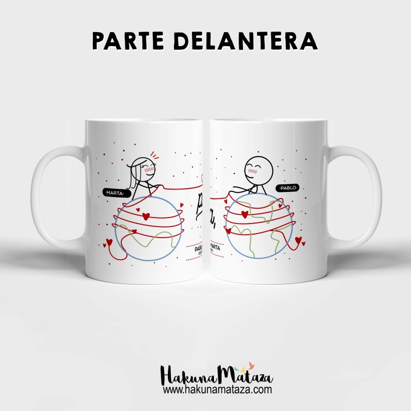 Pack Tazas - Donde sea, pero contigo